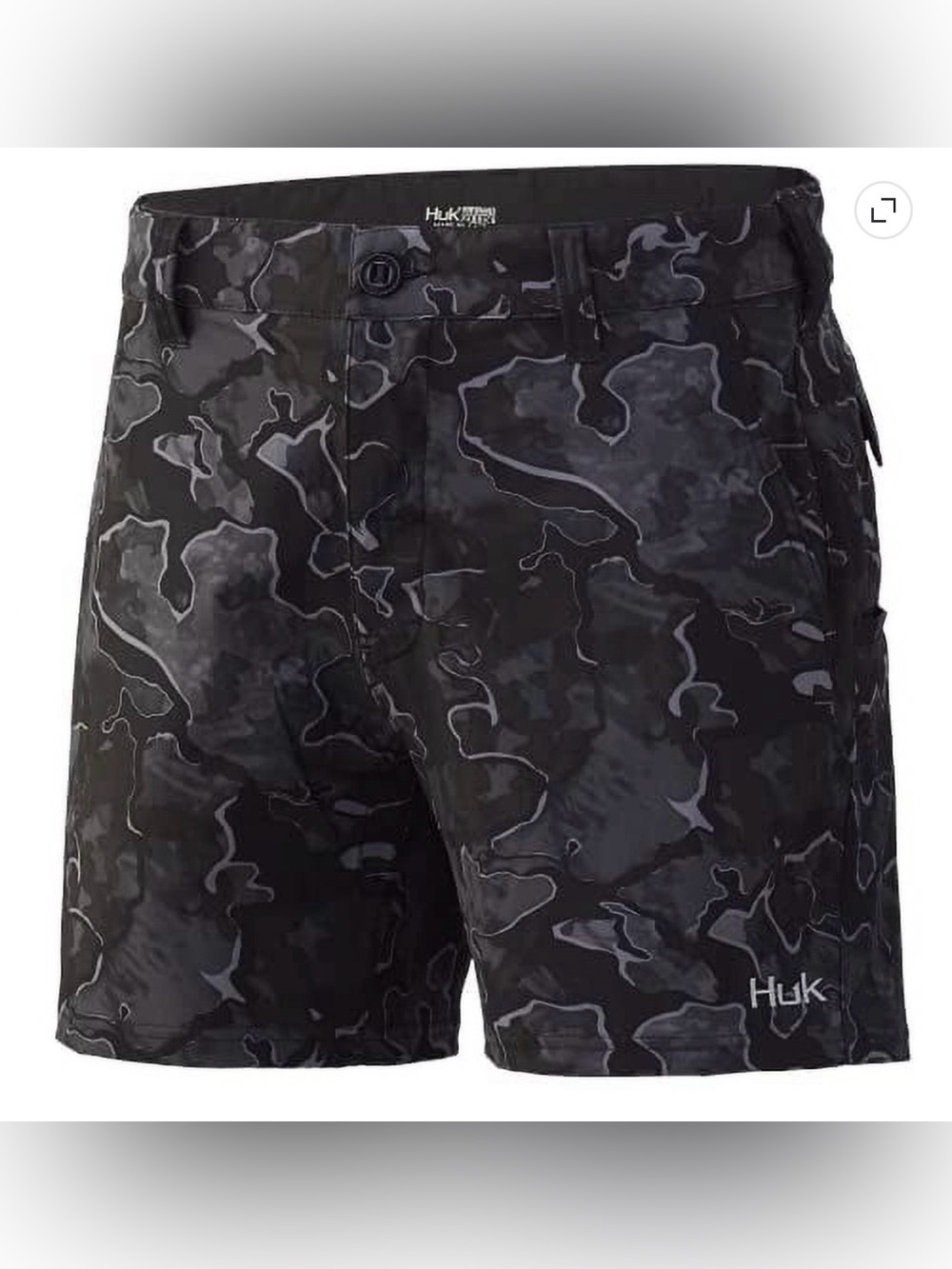 Huk Men's Lowcountry Camo 6" Performance Fishing Shorts Size XL